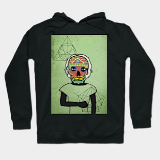 Embrace Elegance - A FemaleMask NFT with MexicanEye Color and Davinci Touch Hoodie